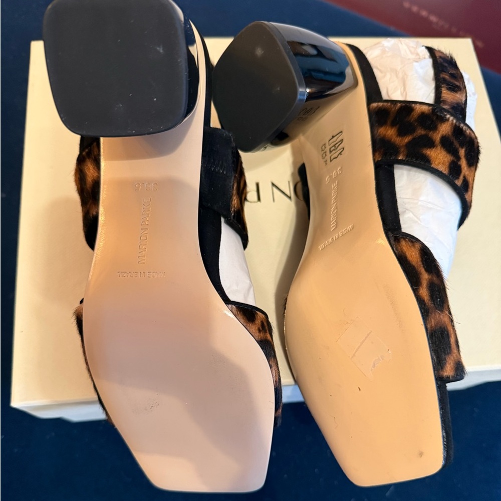 marion parke Elle sandal leopard - Picture 9 of 13